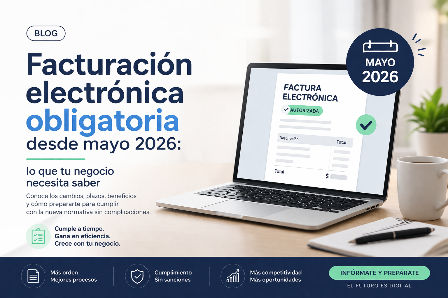 Facturación electrónica obligatoria en República Dominicana desde mayo 2026